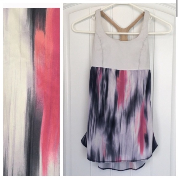 Lululemon Mirage Deep Indigo White Venus tank 4 - Picture 1 of 8